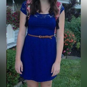 summer lace mini dress